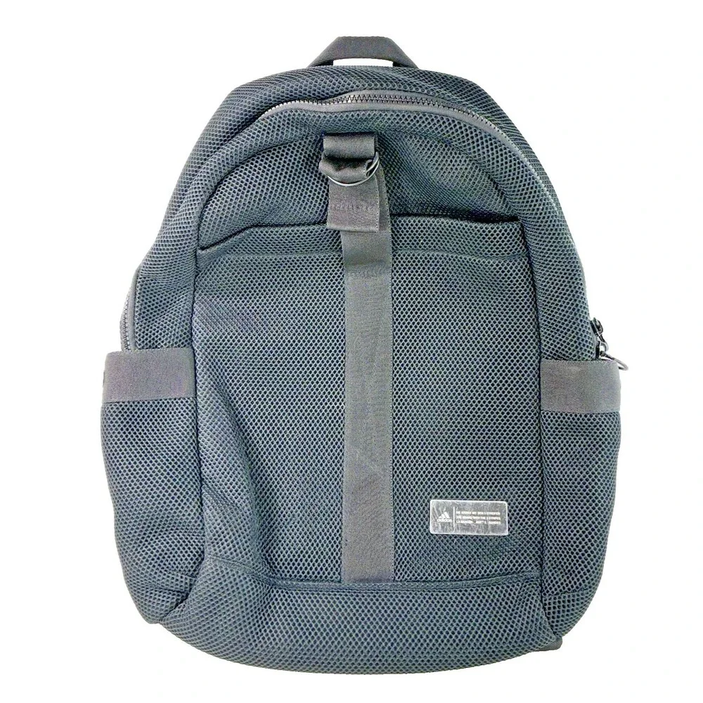 Adidas VFA II Black Mesh Multi Pocket Internal Divider Backpack